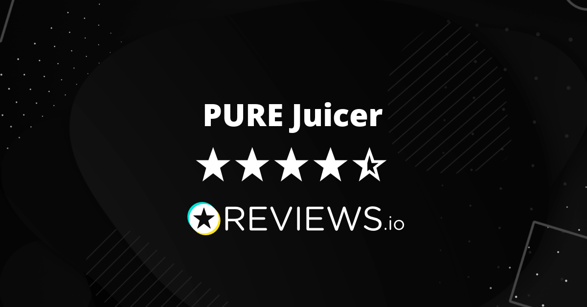 PURE Juicer Reviews - Read Reviews on Purejuicer.com Before You Buy