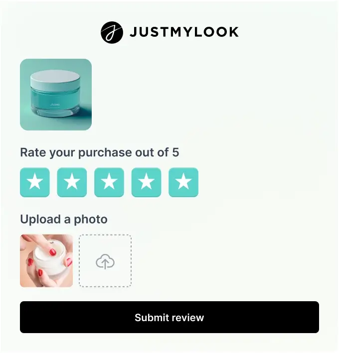 Create review invitation emails and a collection page that seamlessly align with your brand's unique look and feel.