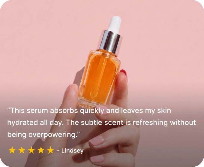 Screenshot of the Social Proof Editor turning a review into an on-brand social media banner